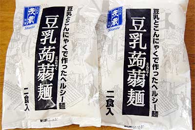 豆乳蒟蒻麺-三代目茂蔵