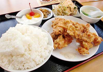 満漢福 松戸五香店　-　ランチ　鶏の唐揚げ780円